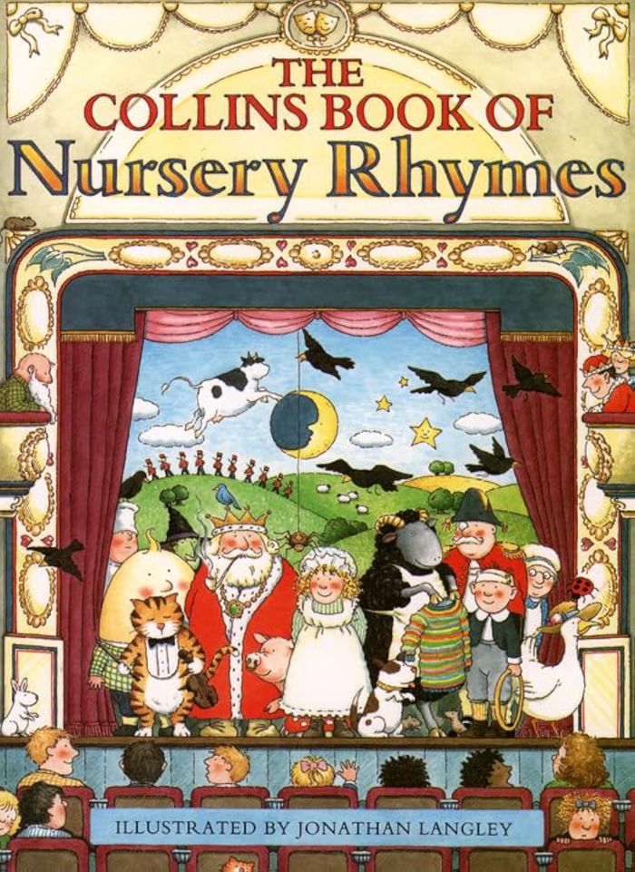 Couverture du livre « COLLINS BOOK OF NURSERY THYMES » de Jonatha Langley, librairie Les Contes Infusés à Corte