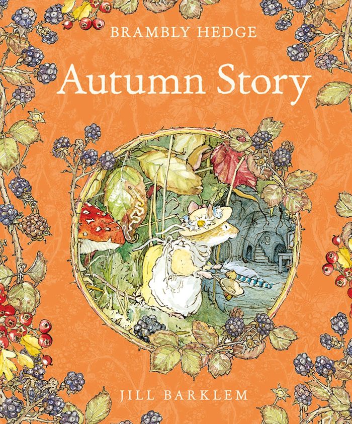 Couverture du livre « BRAMBLY HEDGE - AUTUMN STORY » de Jill Barklem, librairie Les Contes Infusés à Corte