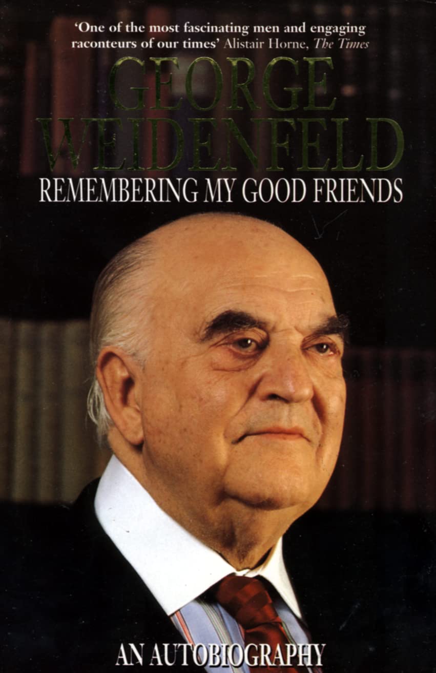 Couverture du livre « REMEMBERING MY GOOD FRIENDS » de Weidenfeld, librairie Les Contes Infusés à Corte