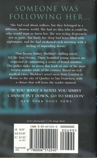 Quatrième de couverture de « TELL ME YOUR DREAMS »