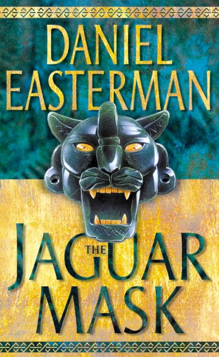 Couverture du livre « JAGUAR MASK MASQUE DU JAGUAR » de Danie Easterman, librairie Les Contes Infusés à Corte
