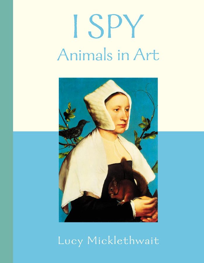 Couverture du livre « ANIMALS IN ART I SPY » de Lu Micklethwait, librairie Les Contes Infusés à Corte