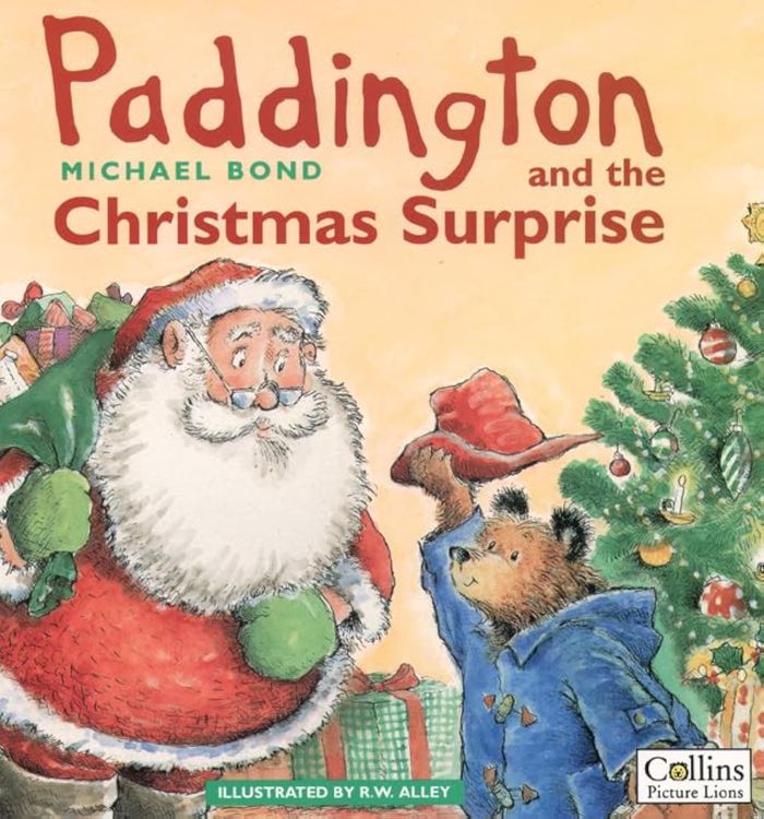 Couverture du livre « PADDINGTON AND THE CHRISTMAS SURPRISE » de Michael Bond, librairie Les Contes Infusés à Corte