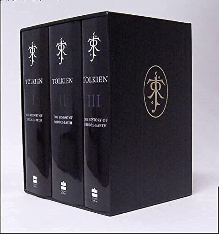 Couverture du livre « COMPLETE HISTORY OF MIDDLE EARTH BOXED SET » de Jrr Tolkien, librairie Les Contes Infusés à Corte