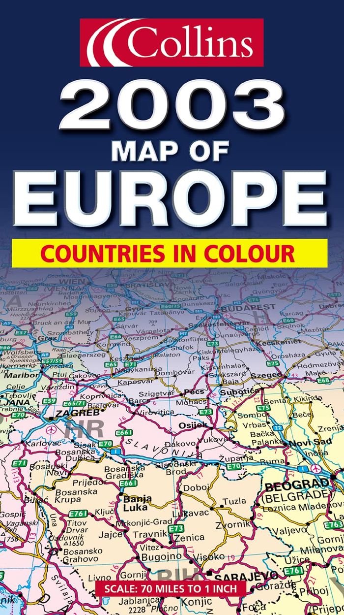Couverture du livre « *MAP OF EUROPE 2003* » de Collectif, librairie Les Contes Infusés à Corte