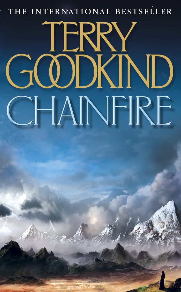 Couverture du livre « CHAINFIRE » de Terry Goodkind, librairie Les Contes Infusés à Corte