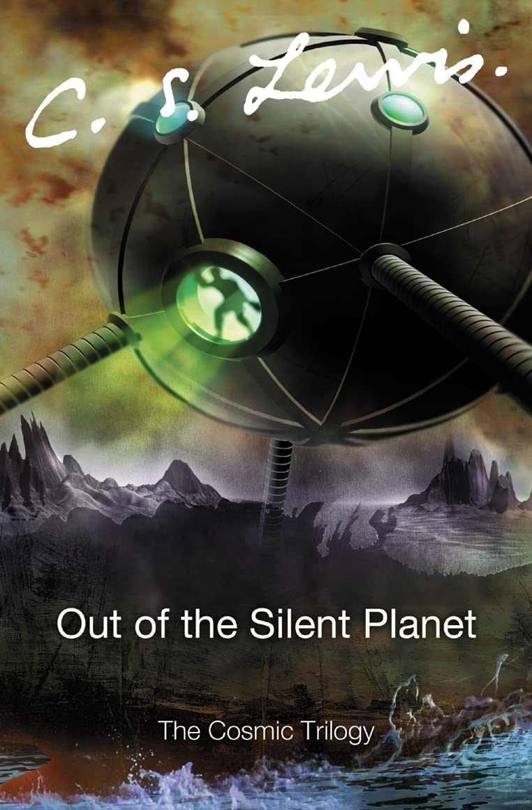 Couverture du livre « OUT OF THE SILENT PLANET » de Lewis C. S., librairie Les Contes Infusés à Corte