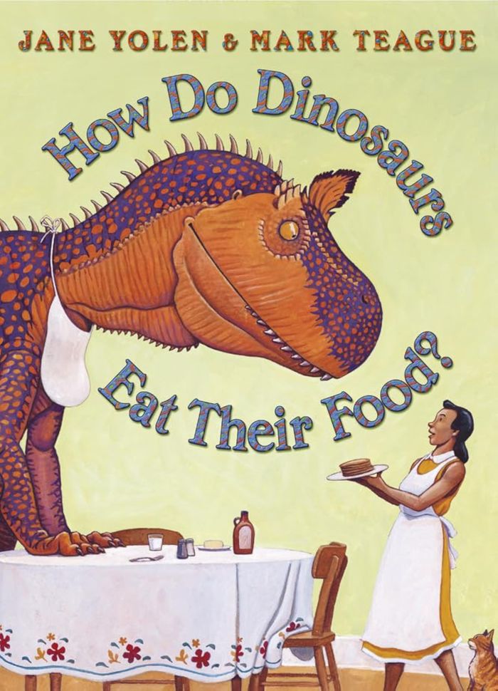 Couverture du livre « HOW DO DINOSAURS EAT THEIR FOOD ? » de Yolen, Jane, Teague, librairie Les Contes Infusés à Corte