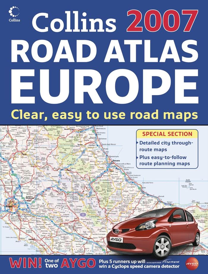 Couverture du livre « *ROAD ATLAS EUROPE A3 BROC 07* » de Collectif, librairie Les Contes Infusés à Corte