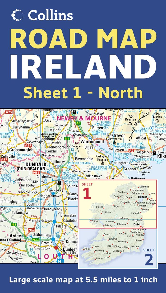 Couverture du livre « *IRELAND FEUILLE N 1 NORTH* », librairie Les Contes Infusés à Corte