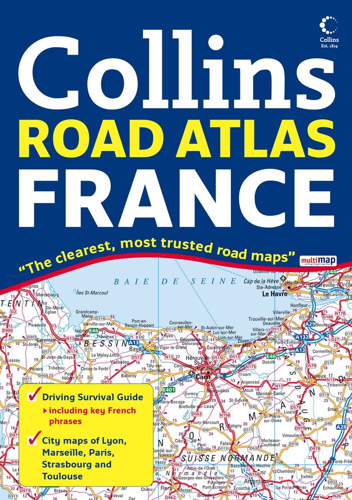 Couverture du livre « COLLINS ROAD ATLAS FRANCE » de Collectif, librairie Les Contes Infusés à Corte