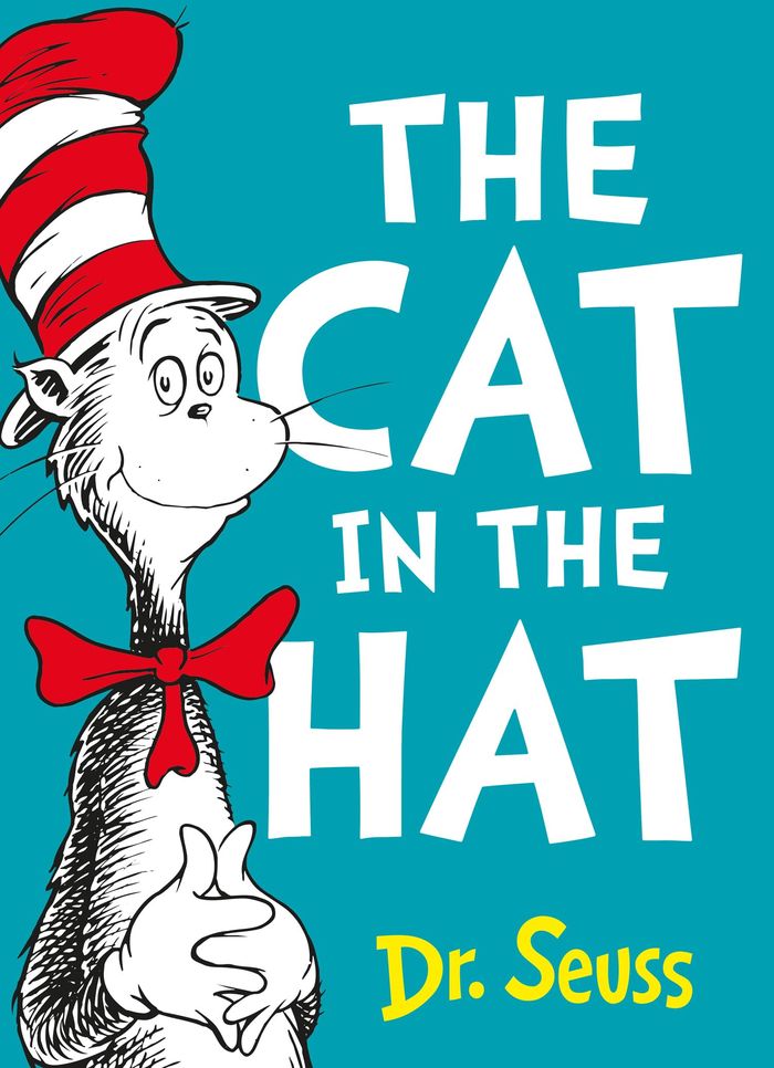 Couverture du livre « DR. SEUSS - THE CAT IN THE HAT », librairie Les Contes Infusés à Corte