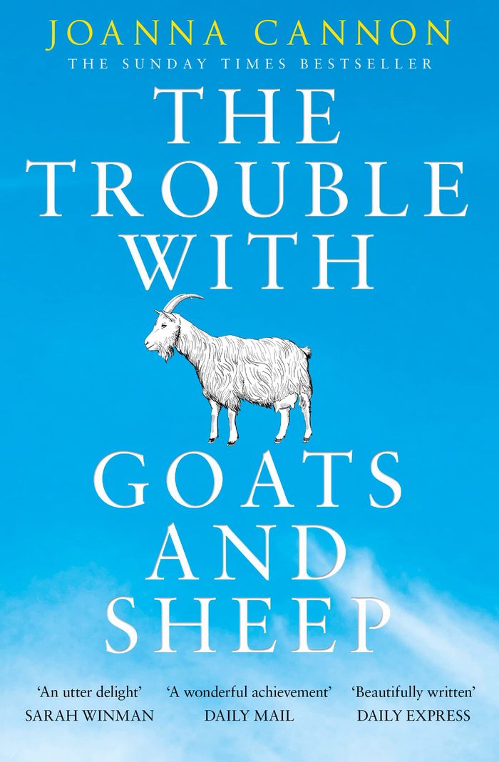 Couverture du livre « THE TROUBLE WITH GOATS AND SHEEP » de Joanna Cannon, librairie Les Contes Infusés à Corte