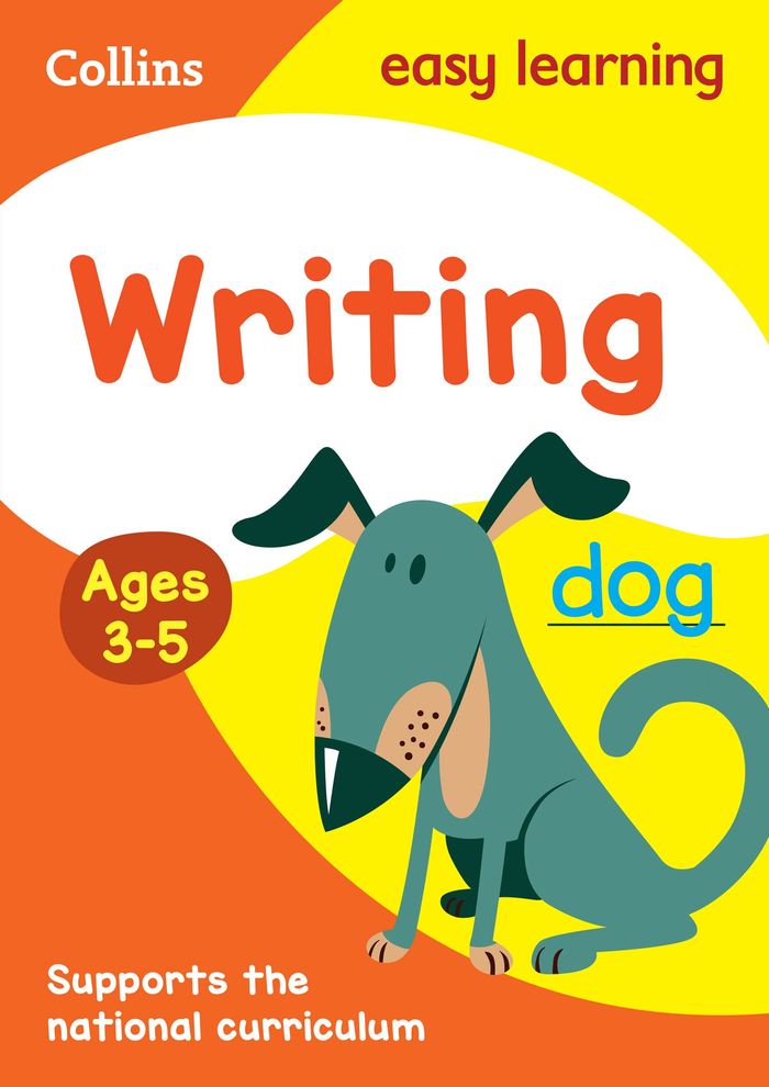 Couverture du livre « COLLINS EASY LEARNING PRESCHOOL - WRITING AGES 3-5 - IDEAL FOR HOME LEARNING », librairie Les Contes Infusés à Corte