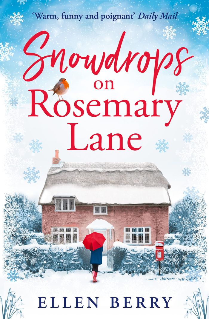 Couverture du livre « SNOWDROPS ON ROSEMARY LANE » de Ellen Berry, librairie Les Contes Infusés à Corte