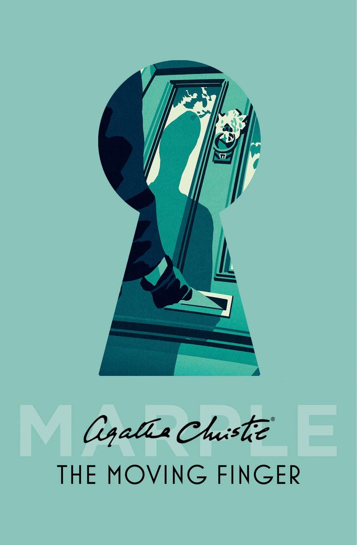 Couverture du livre « MARPLE - THE MOVING FINGER » de Agatha Christie, librairie Les Contes Infusés à Corte