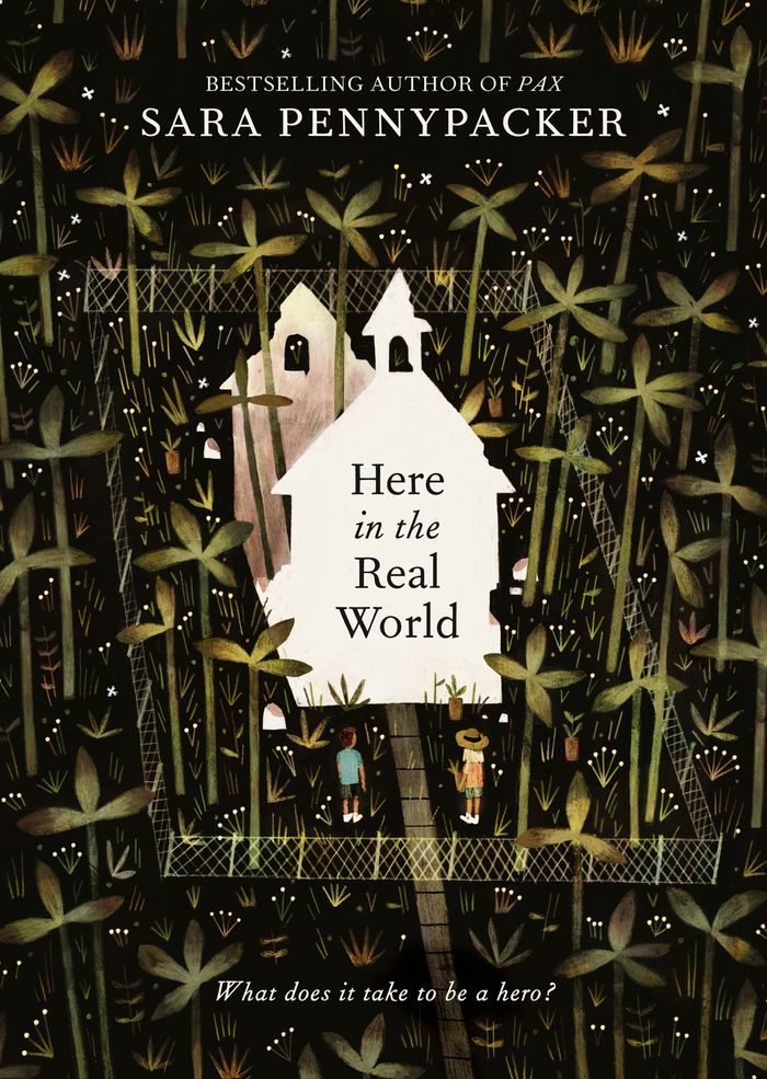 Couverture du livre « HERE IN THE REAL WORLD » de Pennypacker, Sara, librairie Les Contes Infusés à Corte
