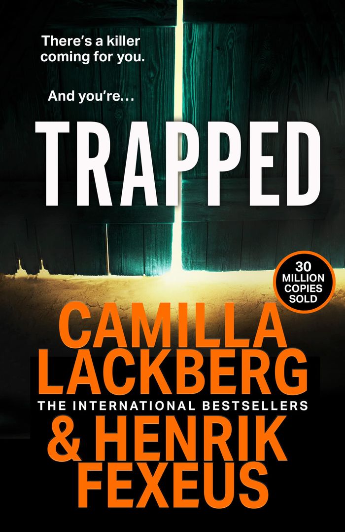 Couverture du livre « TRAPPED » de Lackberg, Camilla, librairie Les Contes Infusés à Corte