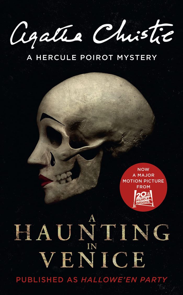 Couverture du livre « A HAUNTING IN VENICE FILM TIE IN » de Christie, Agatha, librairie Les Contes Infusés à Corte