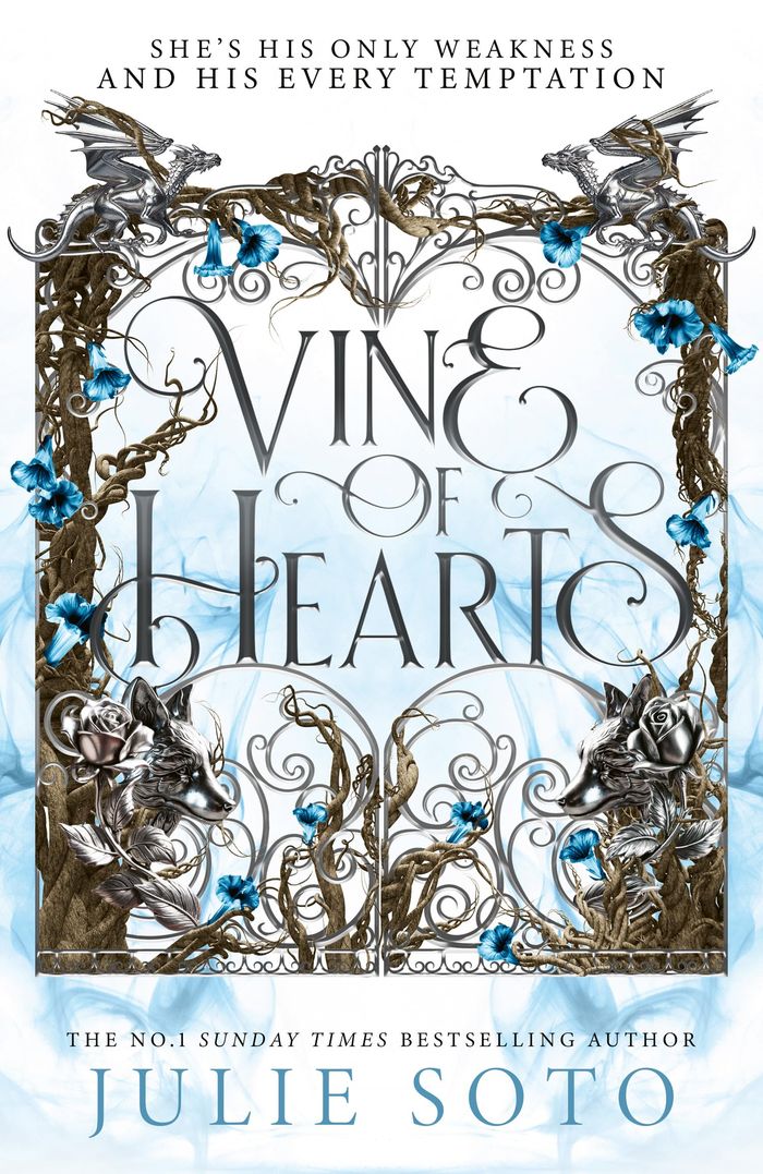 Couverture du livre « THE EVERMORE TRILOGY - THE VINE OF HEARTS » de Julie Soto, librairie Les Contes Infusés à Corte