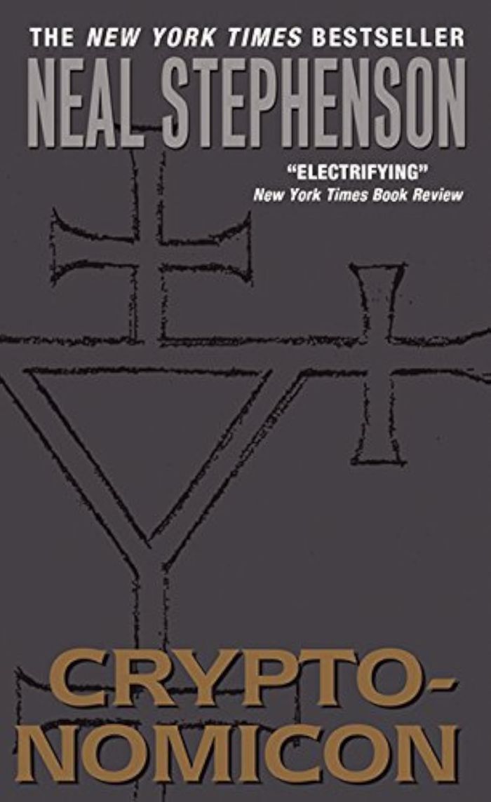 Couverture du livre « CRYPTONOMICON » de Neal Stephenson, librairie Les Contes Infusés à Corte