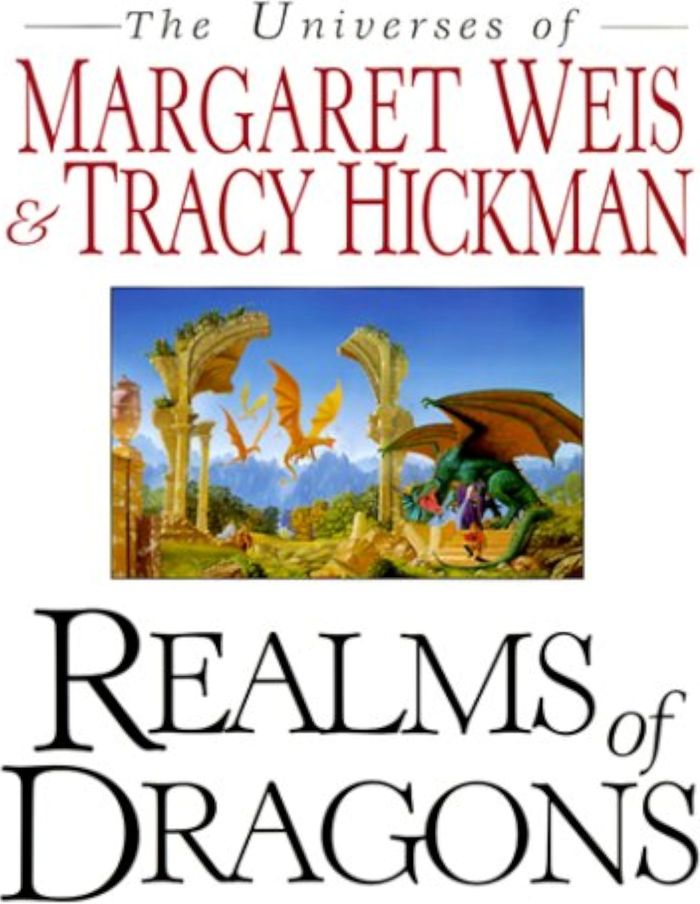 Couverture du livre « REALMS OF DRAGONS » de Margaret Weis H, librairie Les Contes Infusés à Corte