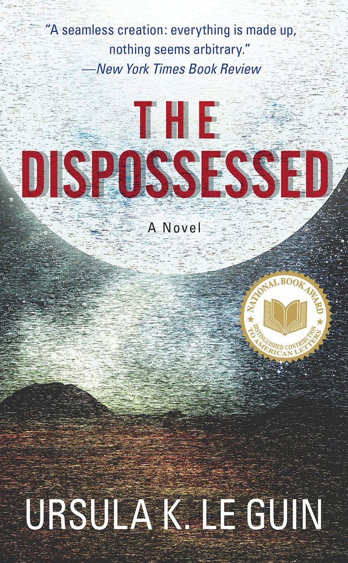 Couverture du livre « THE DISPOSSESSED - AN AMBIGUOUS UTOPIA » de Le Guin Ursula K., librairie Les Contes Infusés à Corte