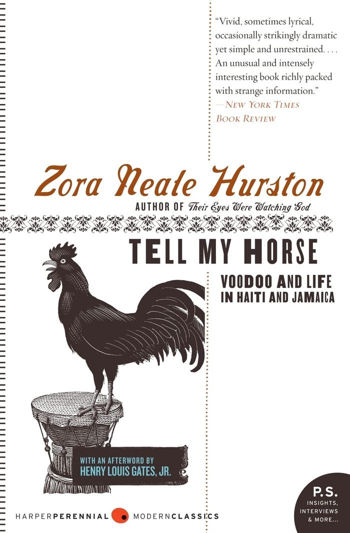 Couverture du livre « TELL MY HORSE - VOODOO AND LIFE IN HAITI AND JAMAICA » de Hurston Zora Neale, librairie Les Contes Infusés à Corte
