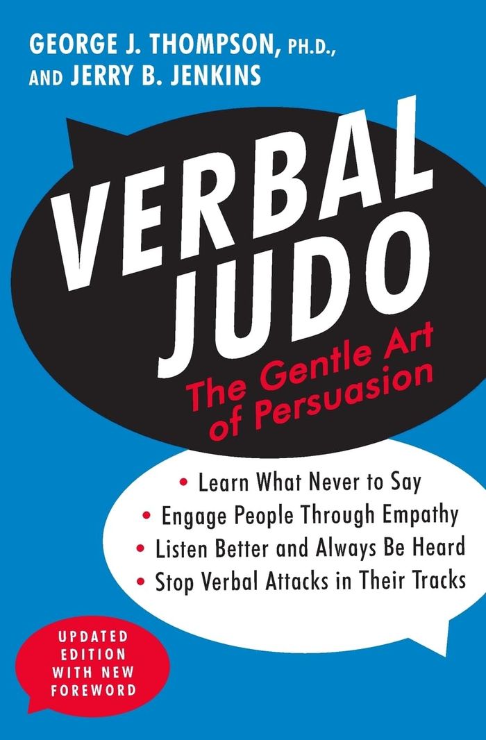 Couverture du livre « VERBAL JUDO, SECOND EDITION - THE GENTLE ART OF PERSUASION », librairie Les Contes Infusés à Corte