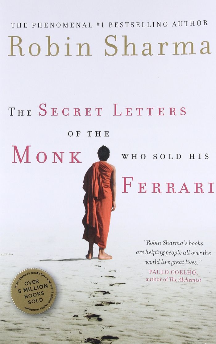 Couverture du livre « THE SECRET LETTERS OF THE MONK WHO SOLD HIS FERRARI », librairie Les Contes Infusés à Corte