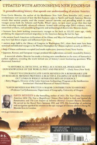 Quatrième de couverture de « WHO DISCOVERED AMERICA ? »
