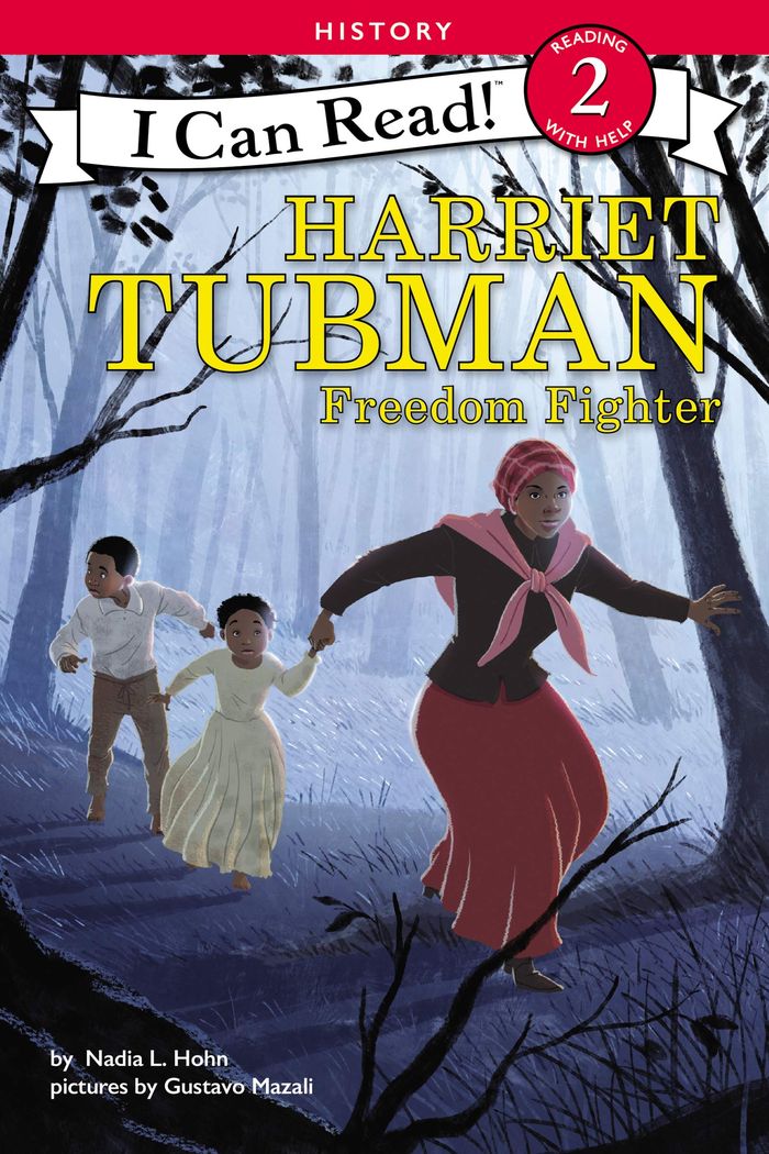 Couverture du livre « HARRIET TUBMAN: FREEDOM FIGHTER », librairie Les Contes Infusés à Corte