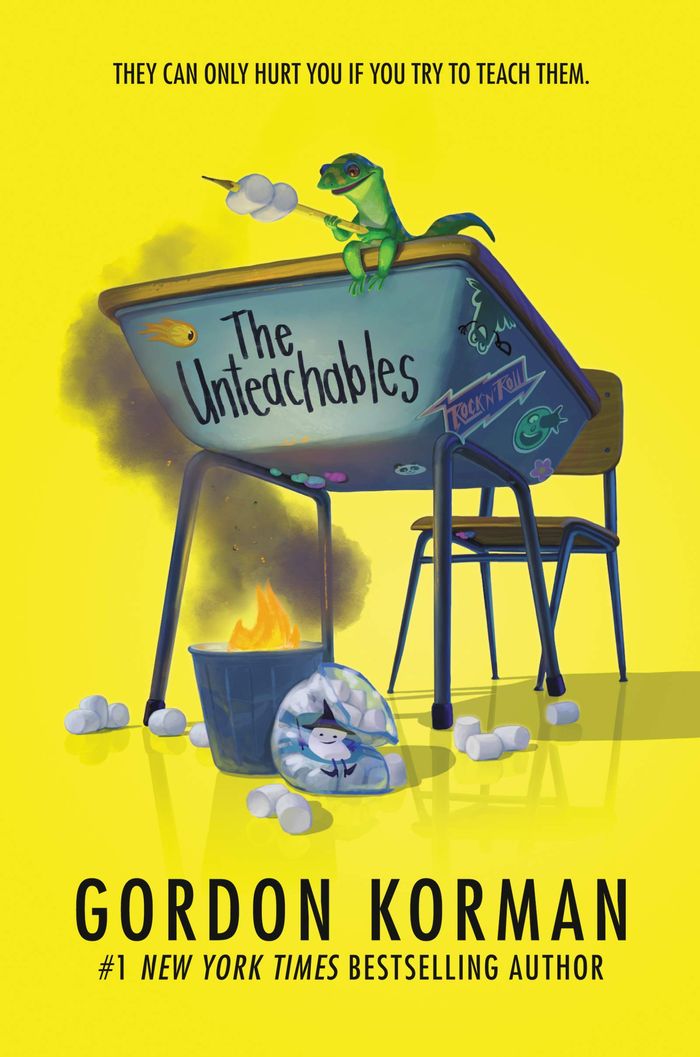 Couverture du livre « THE UNTEACHABLES » de Gordon Korman, librairie Les Contes Infusés à Corte