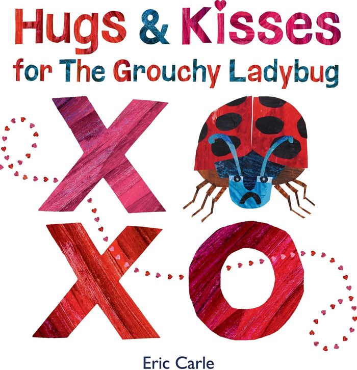 Couverture du livre « HUGS AND KISSES FOR THE GROUCHY LADYBUG » de Carle, Eric, librairie Les Contes Infusés à Corte