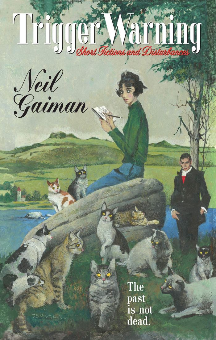 Couverture du livre « TRIGGER WARNING - SHORT FICTIONS AND DISTURBANCES » de Neil Gaiman, librairie Les Contes Infusés à Corte
