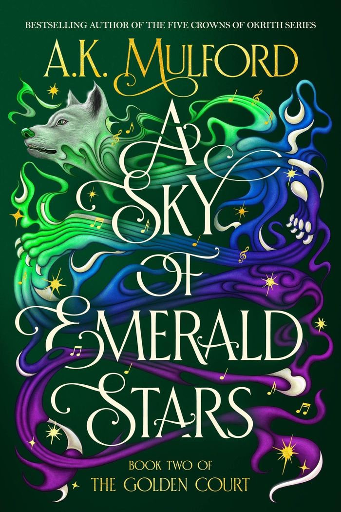 Couverture du livre « GOLDEN COURT - A SKY OF EMERALD STARS » de Mulford A K, librairie Les Contes Infusés à Corte