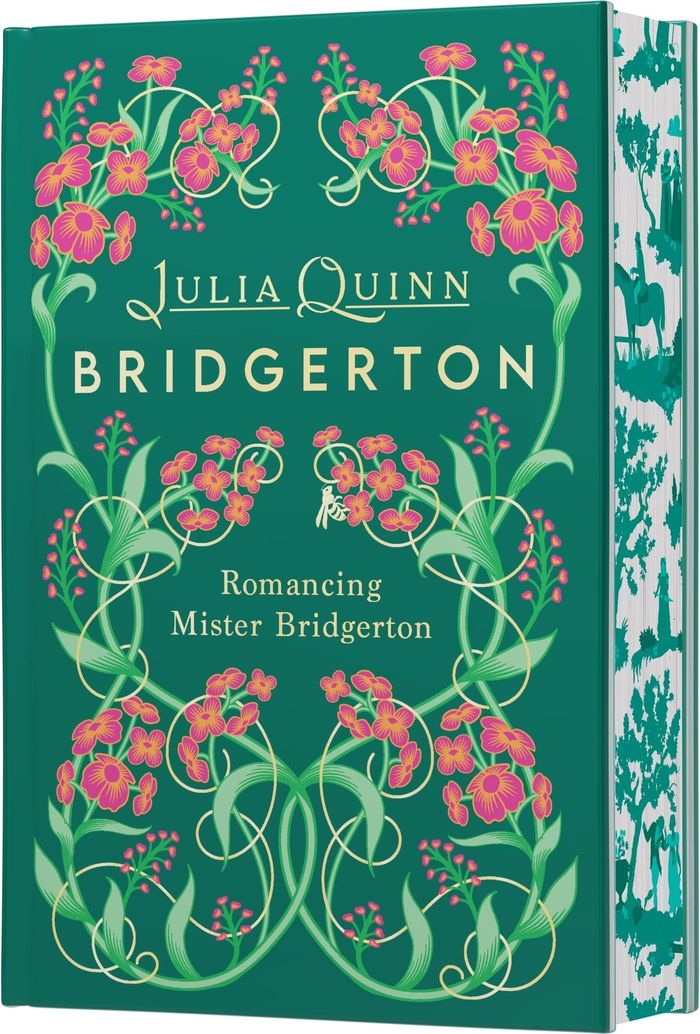 Couverture du livre « BRIDGERTONS - T04 - ROMANCING MISTER BRIDGERTON DELUXE COLLECTOR'S EDITION: BRIDGERTON » de Julia Quinn, librairie Les Contes Infusés à Corte