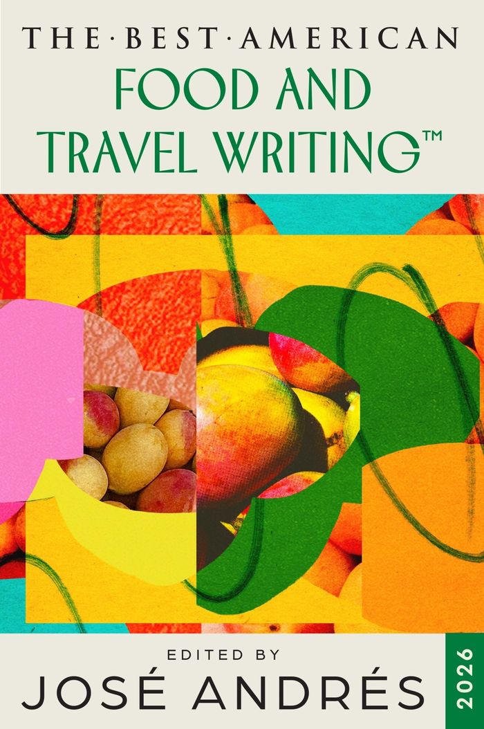 Couverture du livre « THE BEST AMERICAN FOOD AND TRAVEL WRITING 2026 », librairie Les Contes Infusés à Corte