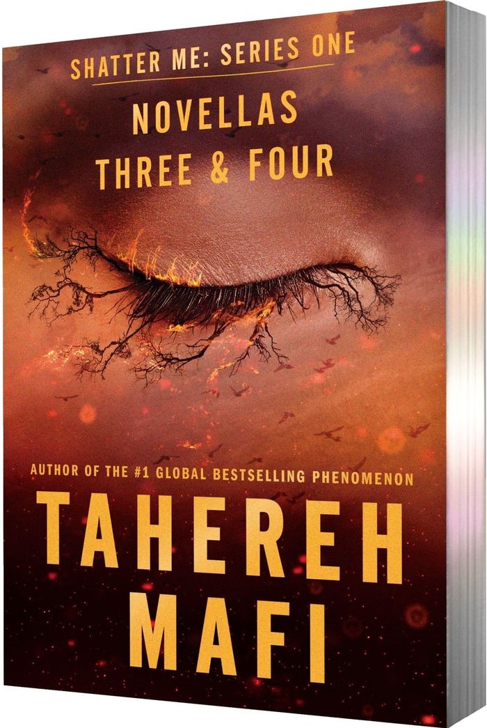 Couverture du livre « SHATTER ME: E - FIND ME PAPERBACK DELUXE LIMITED EDITION - NOVELLAS THREE & FOUR: SHADOW ME AND REVE » de Tahereh Mafi, librairie Les Contes Infusés à Corte