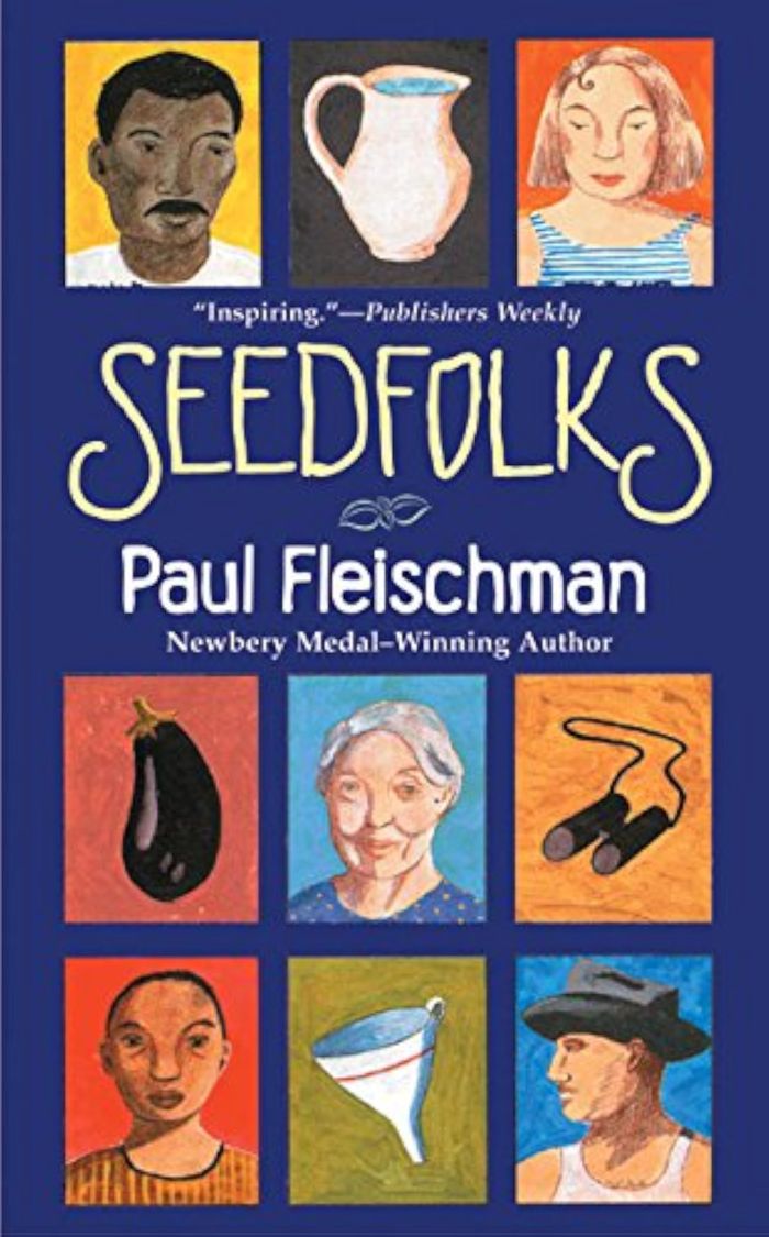 Couverture du livre « SEEDFOLKS » de Fleischman/pedersen, librairie Les Contes Infusés à Corte