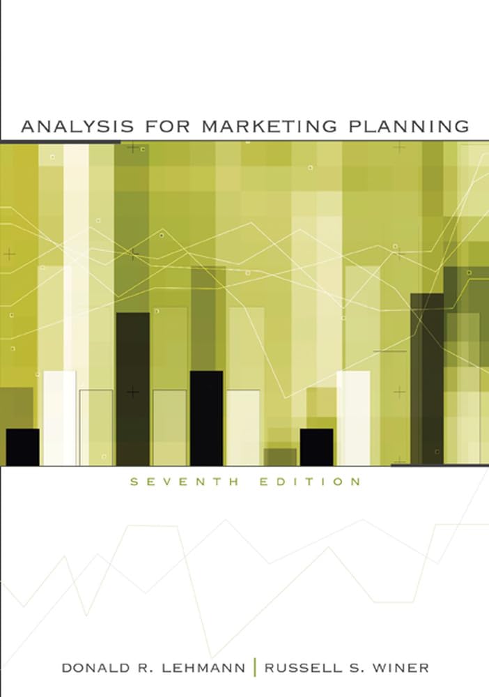 Couverture du livre « ANALYSIS FOR MARKETING PLANNING », librairie Les Contes Infusés à Corte