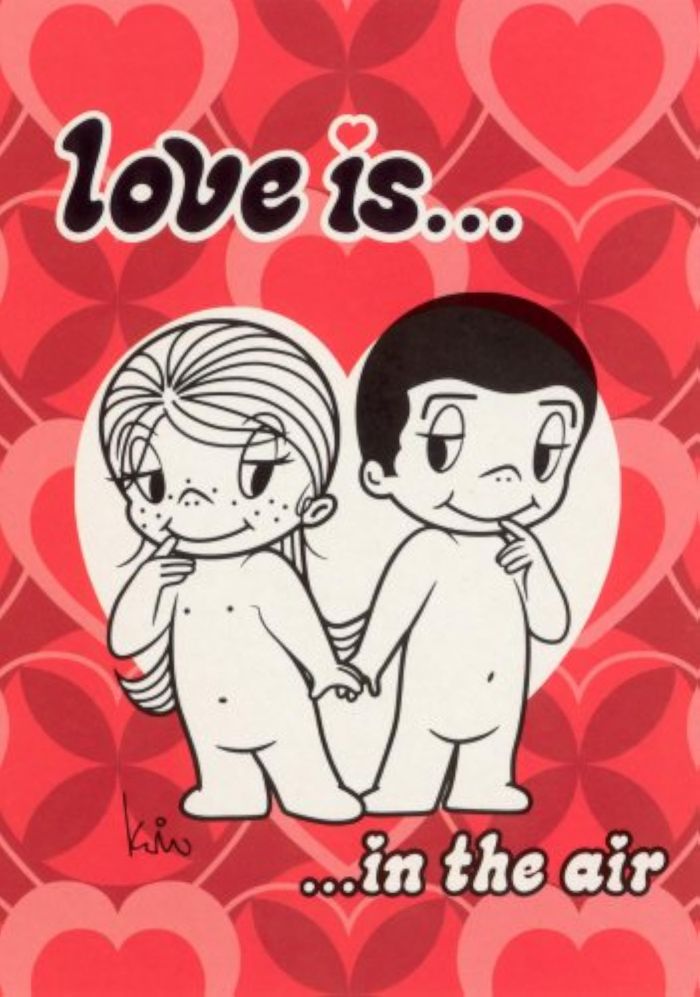 Couverture du livre « LOVE IS...IN THE AIR » de Casali, Kim, librairie Les Contes Infusés à Corte