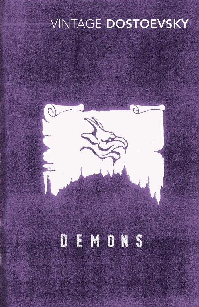 Couverture du livre « DEMONS - A NOVEL IN THREE PARTS (TRANSLATED BY RICHARD PEVEAR & LARISSA VOLOKHONSKY) » de Fyodor Dostoevsky, librairie Les Contes Infusés à Corte