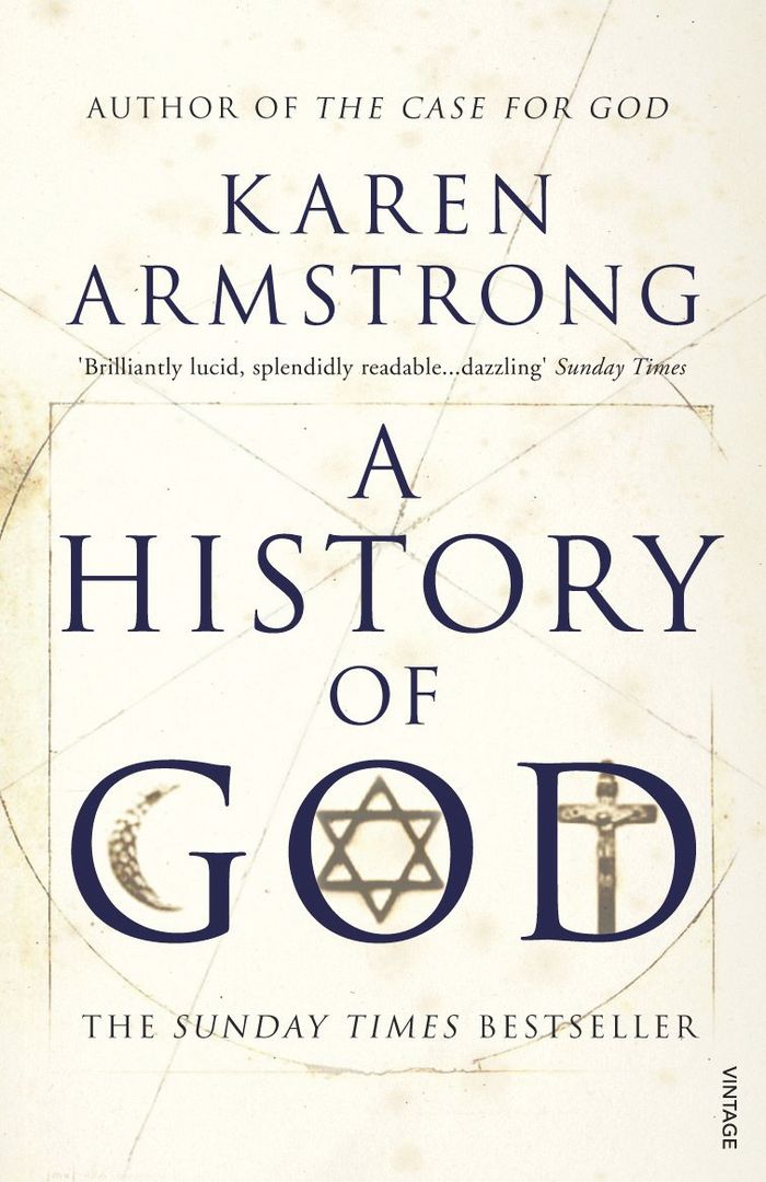 Couverture du livre « A HISTORY OF GOD » de Karen Armstrong, librairie Les Contes Infusés à Corte