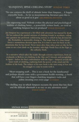 Quatrième de couverture de « THE BECKONING SILENCE »