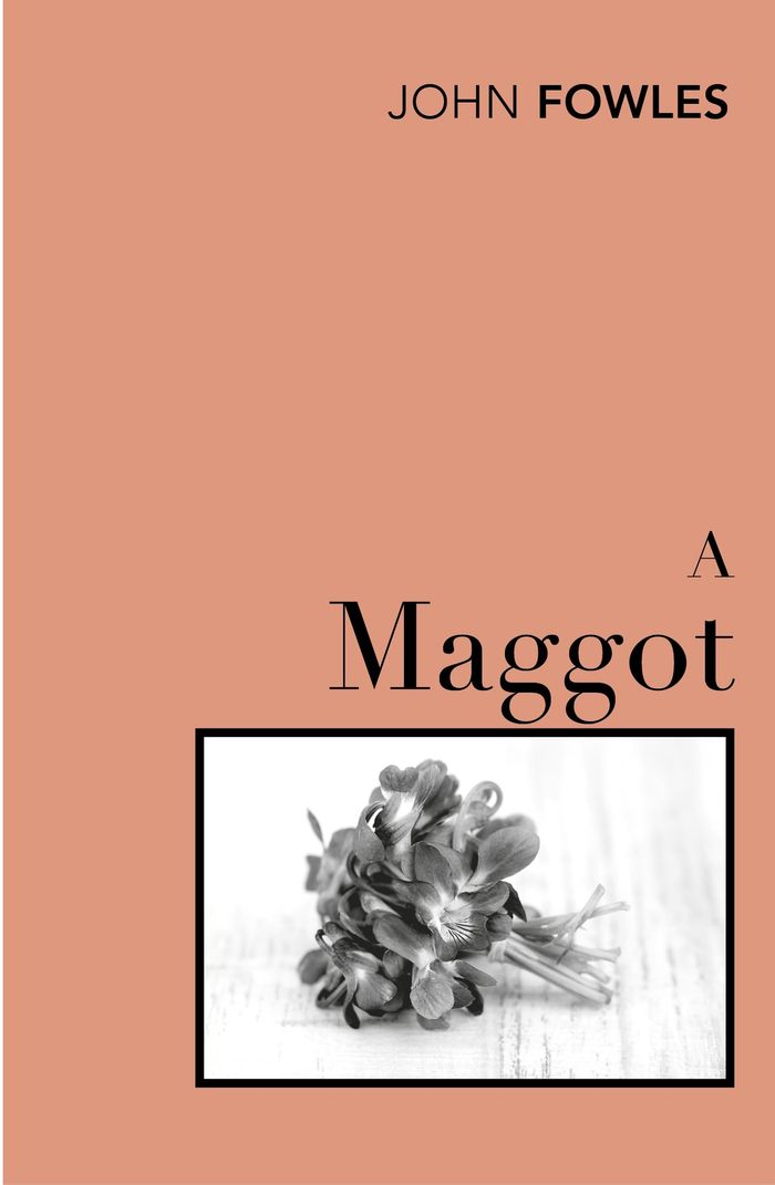 Couverture du livre « A MAGGOT » de John Fowles, librairie Les Contes Infusés à Corte