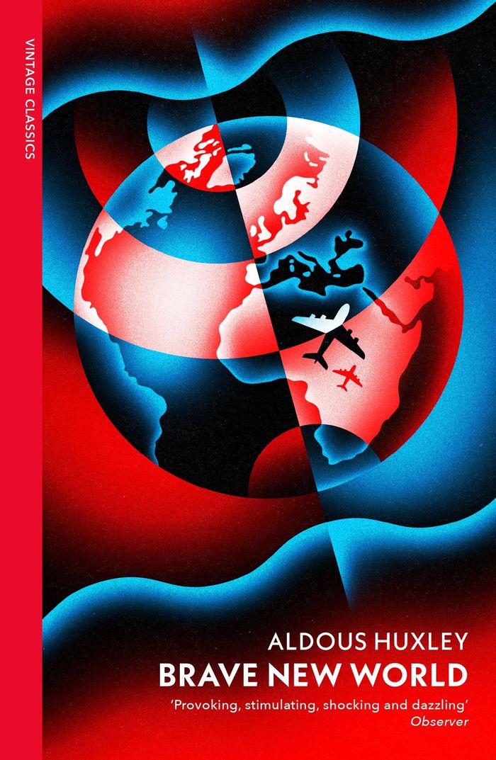Couverture du livre « BRAVE NEW WORLD » de Aldous Huxley, librairie Les Contes Infusés à Corte