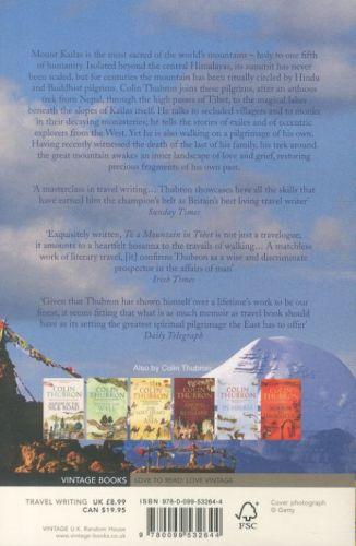 Quatrième de couverture de « TO A MOUNTAIN IN TIBET »