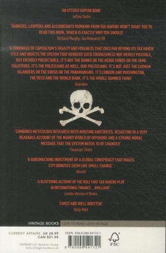 Quatrième de couverture de « TREASURE ISLANDS - TAX HAVENS AND THE MEN WHO STOLE THE WORLD »