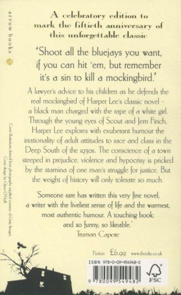 Quatrième de couverture de « TO KILL A MOCKINGBIRD - 60TH ANNIVERSARY EDITION - EDITION SPECIALE »